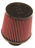 K&N Filter Universal Clamp-On Filter-Round Tapered 2.75in Flange ID x 6in Base OD x 5in Top OD