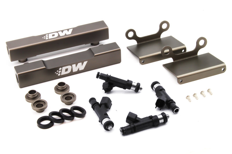 DeatschWerks 04-06 Subaru STI/LGT Side Feed to Top Feed Fuel Rail Conv Kit w/ 1000cc Injectors